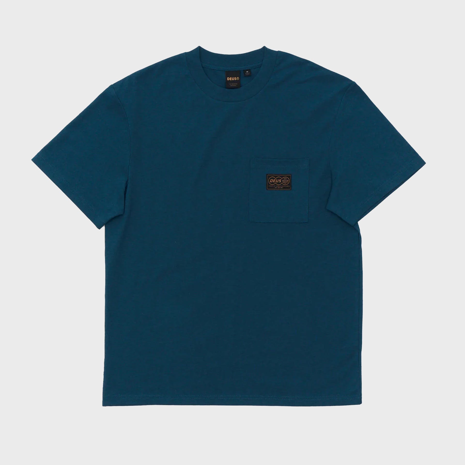 Deus Mens Terrace Pocket T-Shirt - Legion Blue - ManGo Surfing