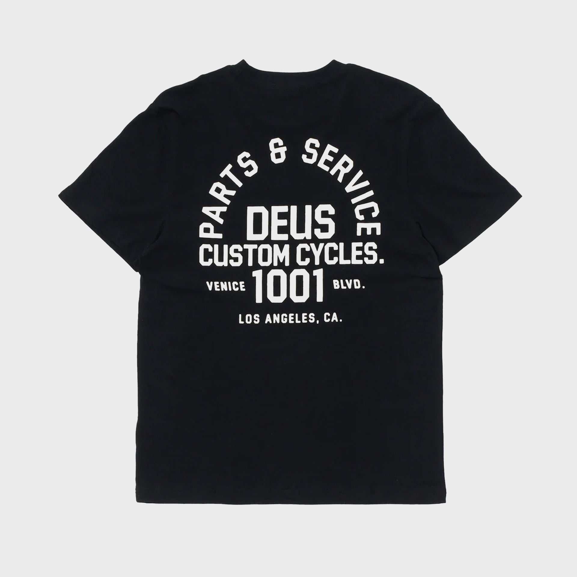 Deus Mens Troop T-Shirt - Black - ManGo Surfing
