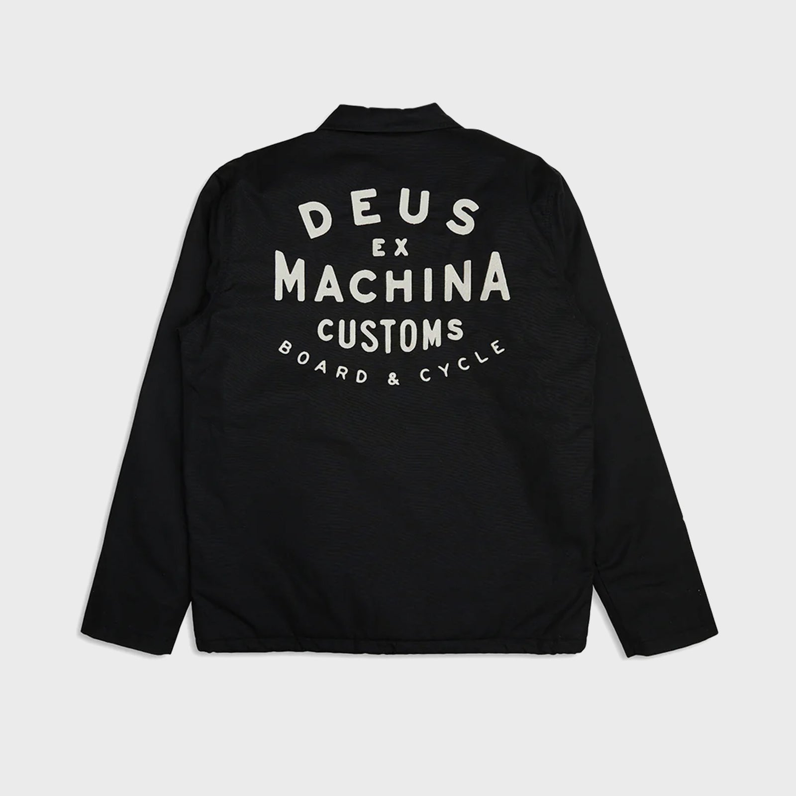 Deus Mens Workshop Coach Jacket - Black - ManGo Surfing