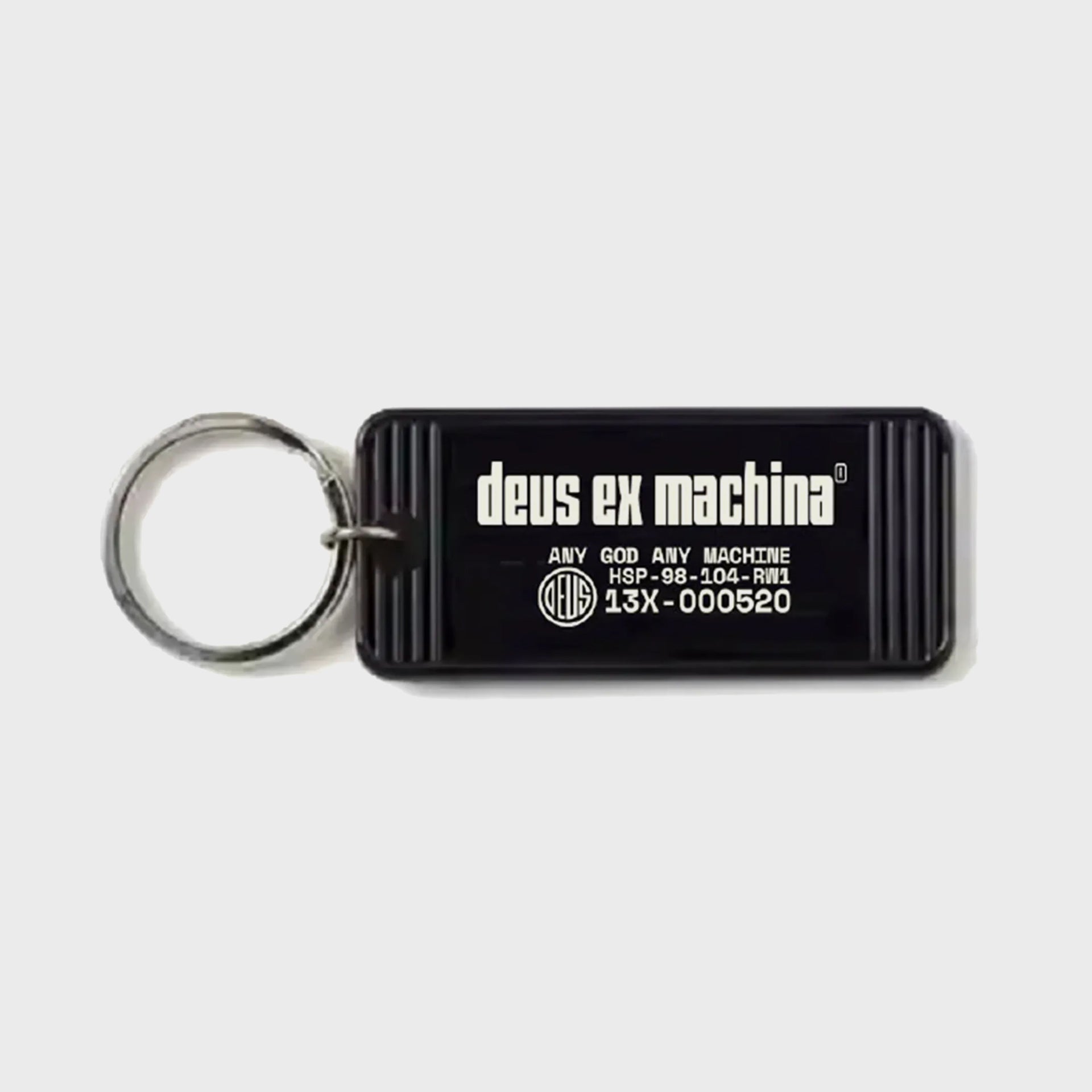 Deus Silo Key Tag - Black - ManGo Surfing