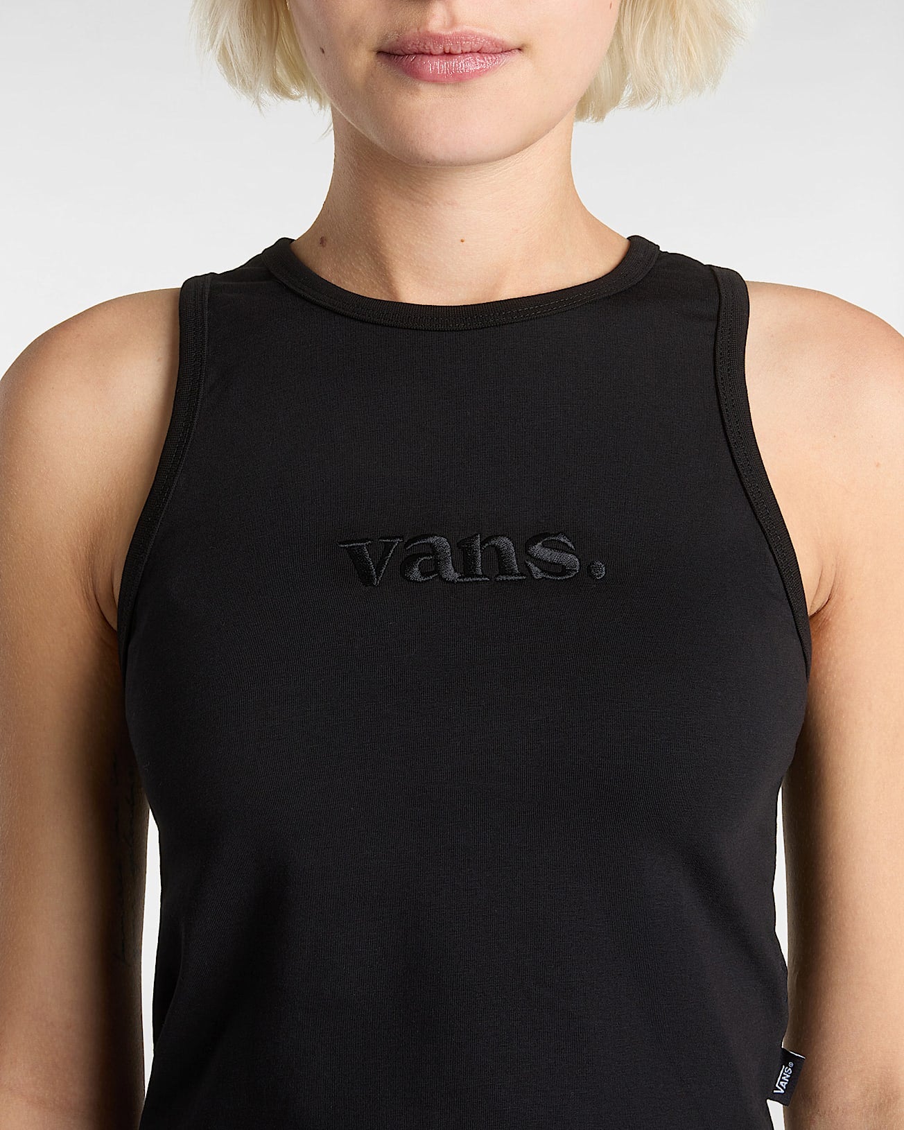 Vans Womens Essential Racer Tank T-Shirt - Black - ManGo Surfing
