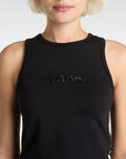 Vans Womens Essential Racer Tank T-Shirt - Black - ManGo Surfing
