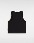 Vans Womens Essential Racer Tank T-Shirt - Black - ManGo Surfing