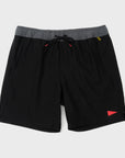 Florence Marine Standard Issue Elastic Shorts - Black - ManGo Surfing