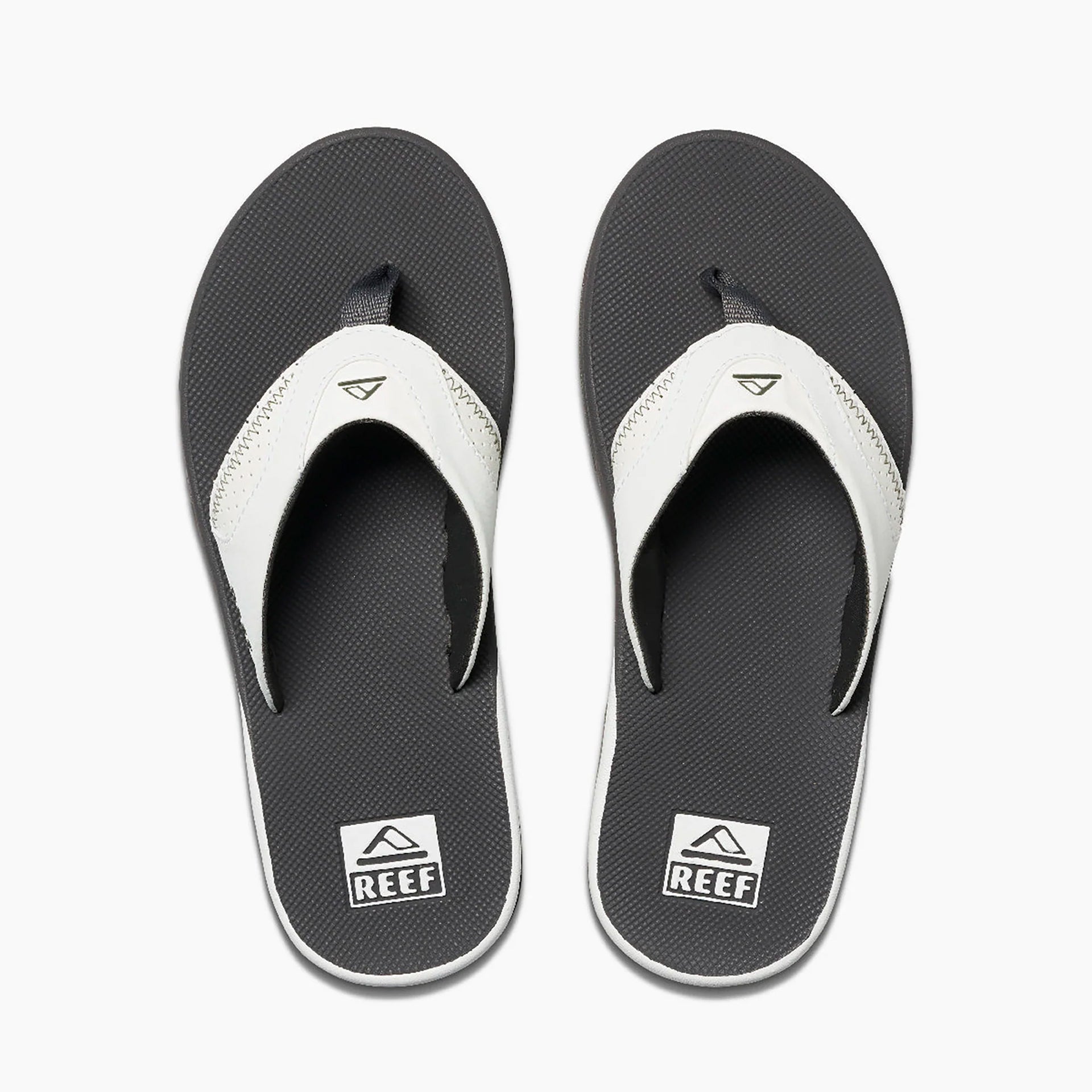 Reef Fanning Flip Flops - Grey/White - ManGo Surfing