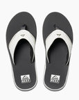 Reef Fanning Flip Flops - Grey/White - ManGo Surfing