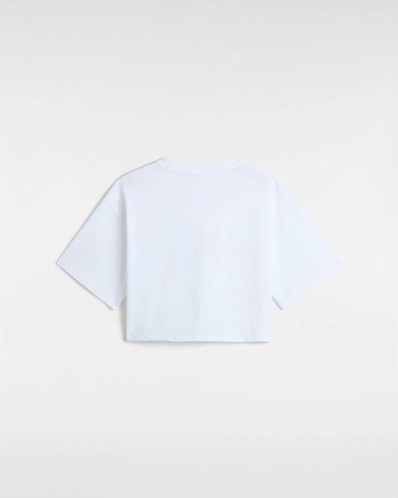 Vans Womens Follow Relax Crop T-Shirt - White - ManGo Surfing