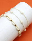 Pineapple Island Giada Rahayu Shell Beaded Necklace - White