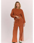 Sisstr Evolution West Shore Terry Fleece Sweatshirt - Terracotta