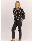 Sisstr Evolution Smooth Sherpa Fleece Sweatshirt - Vintage Black