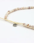 Pineapple Island Enu Island Beaded Necklace - Cream