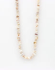 Pineapple Island Enu Island Beaded Necklace - Cream
