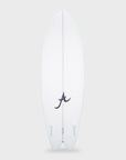 Keel Twin PU Clear - Twin Fin Surfboard - 5'8, 5'9, 5'10, 6'0 and 6'2 - Clear - ManGo Surfing