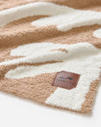 Slowtide Kingston Plush Knit Throw Blanket - Mocha