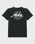 Aloha Kids Custom Surfboard T-Shirt - Black - ManGo Surfing