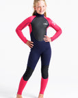 C-Skins Element 3/2 Jnr Unisex Steamer - Slate/Coral/Multi - ManGo Surfing