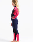 C-Skins Element 3/2 Jnr Unisex Steamer - Slate/Coral/Multi - ManGo Surfing