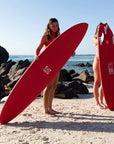 Mick Fanning X Laura Enever Sun Beam Surfboard - Cherry
