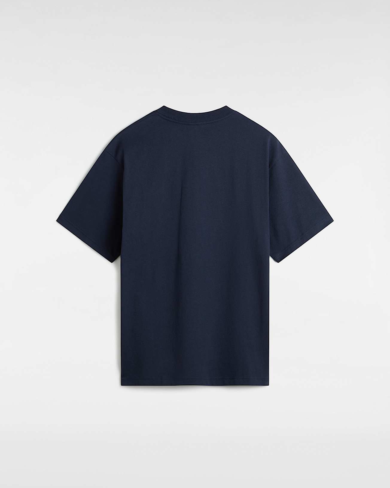 Vans Mens Left Chest Embroidered Logo T-Shirt - Parisian Night Blue - ManGo Surfing