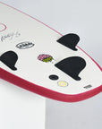 Mick Fanning Surf School Super Soft Screw Thru 3F Surfboard - 8'6 - Merlot - ManGo Surfing