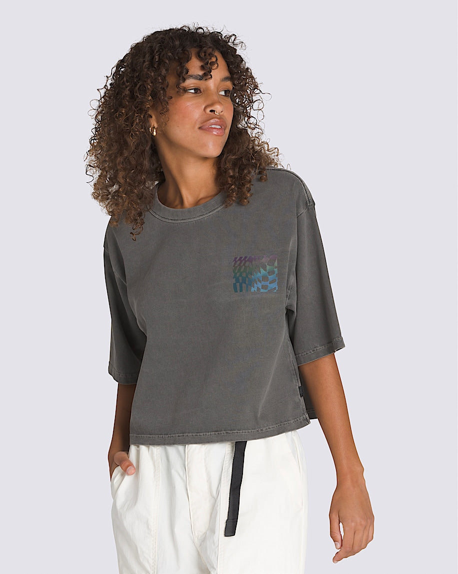 Vans Womens MTE Wildthorn Reflective T-Shirt - Black - ManGo Surfing