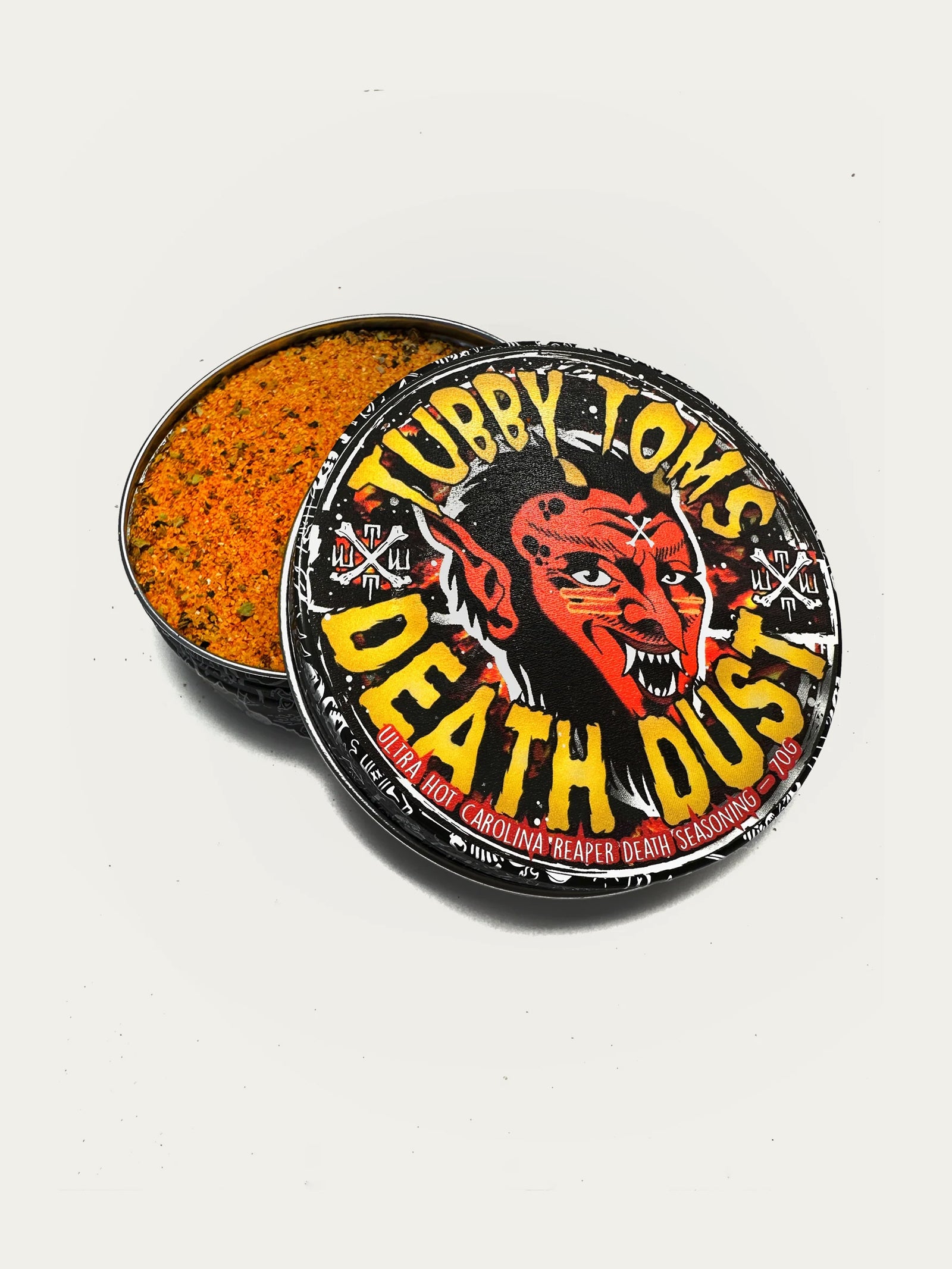 Tubby Tom's Death Dust Seasoning Tin - 80g