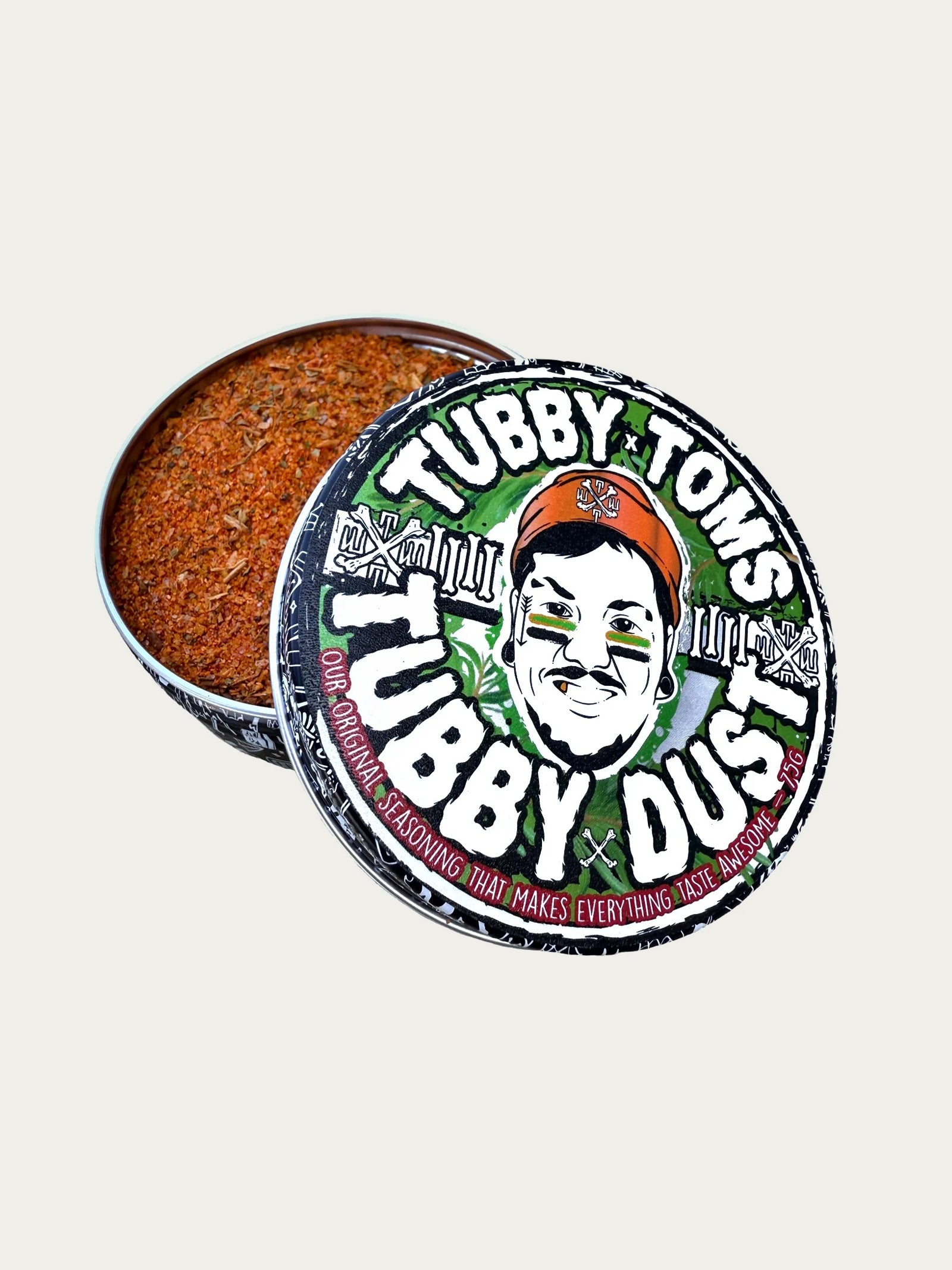 Tubby Tom's Tubby Dust Seasoning Tin - 75g