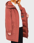 Volcom Womens Sleepi Puff Up Parka - Chestnut Brown - ManGo Surfing