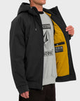 Volcom Mens Hernan 10K Jacket - Black - ManGo Surfing