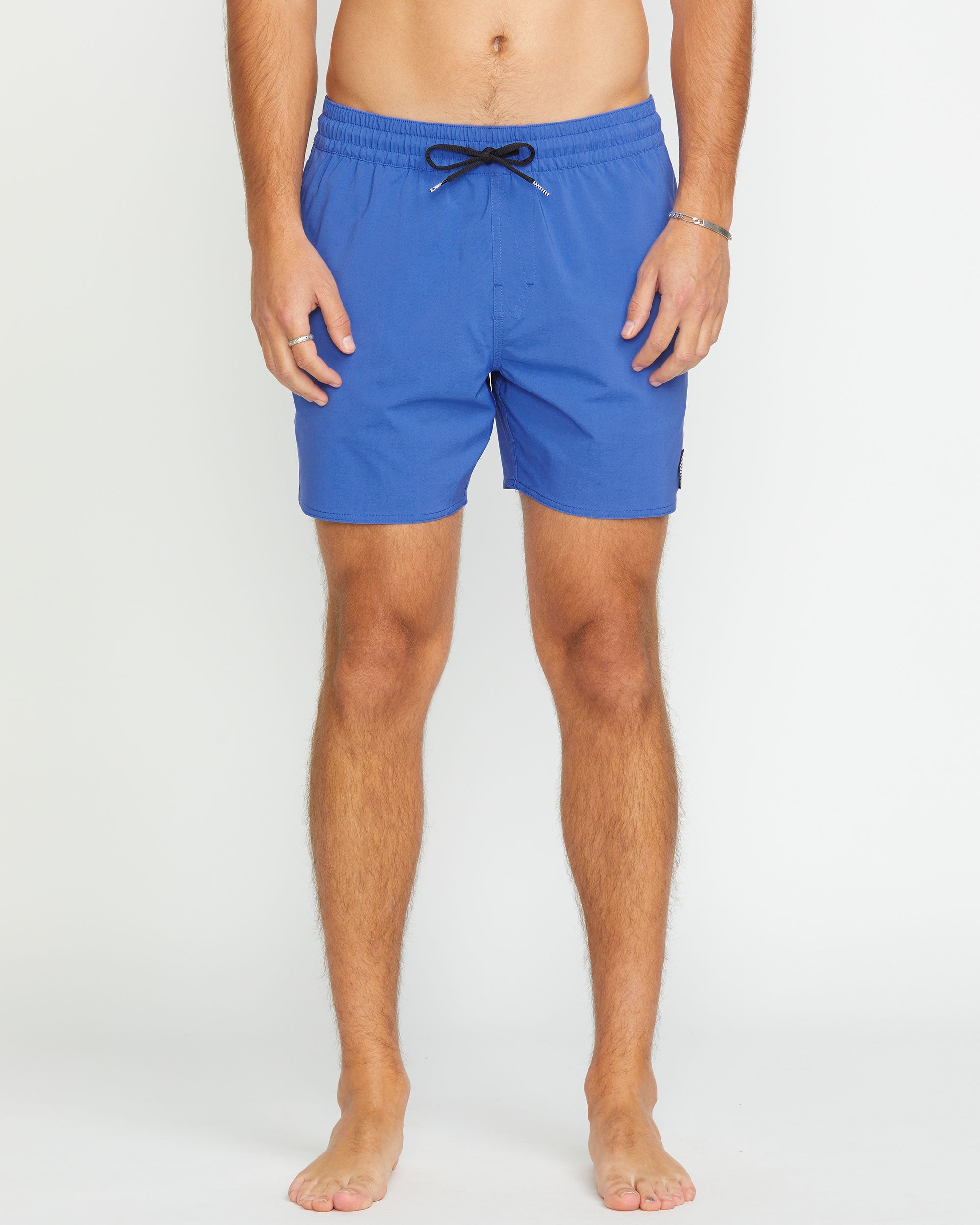 Volcom Mens Lido Solid Trunk 16" Boardshorts - Ultramarine - ManGo Surfing