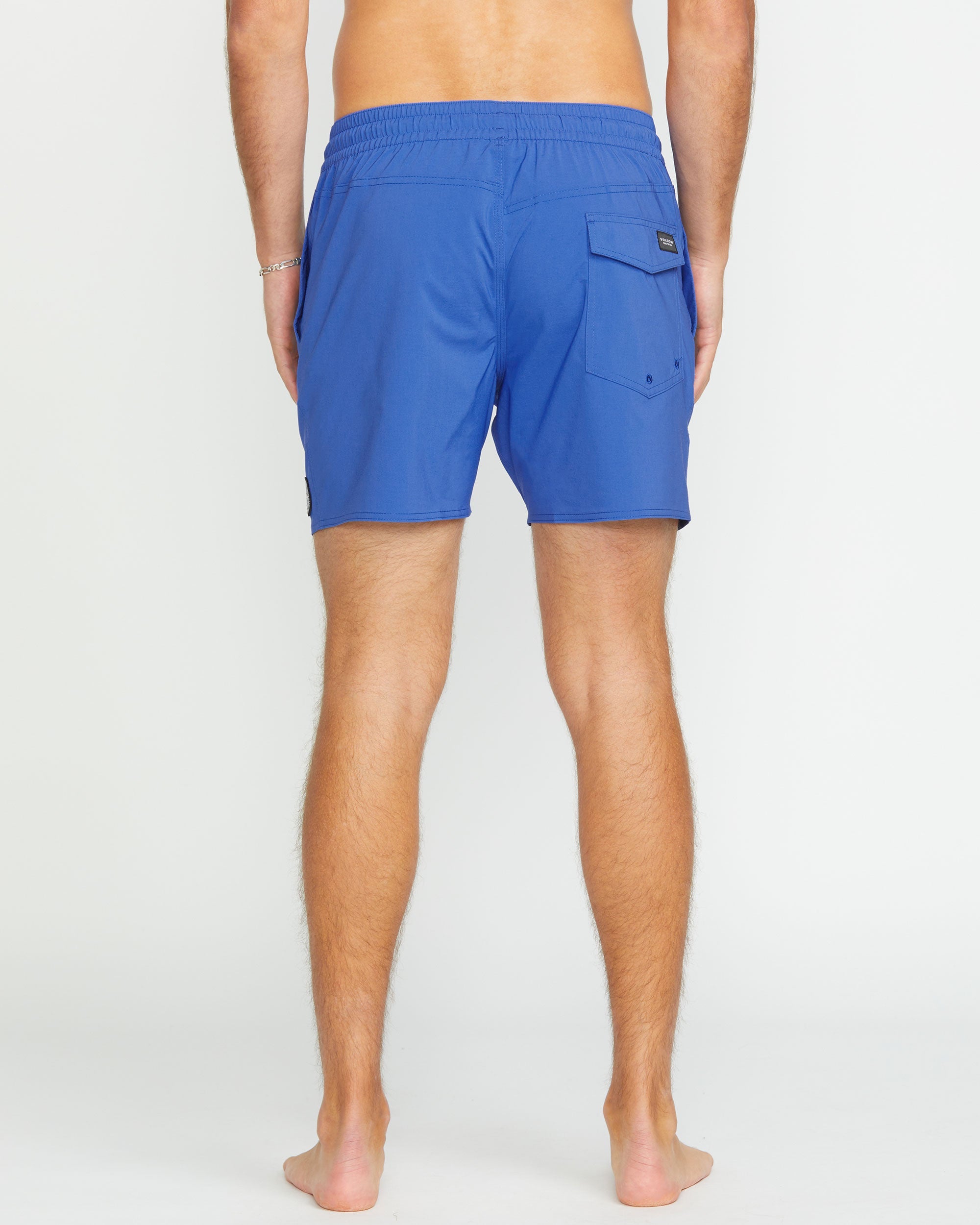 Volcom Mens Lido Solid Trunk 16" Boardshorts - Ultramarine - ManGo Surfing