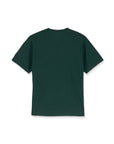 Volcom dark green t-shirt on a white background
