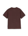 Brown t-shirt on a white background