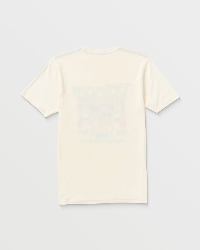 Volcom Mens Worldly T-Shirt - Off White - ManGo Surfing