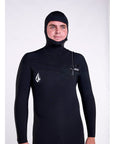 Modulator 5/4/3mm Hooded Chest Zip Wetsuit - Mens Wetsuit - Black - ManGo Surfing