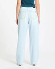 Volcom Womens Weellow II Denim Trousers - Bleached Aqua - ManGo Surfing