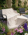 Weavico - Turkish Throw Blanket 100% Cotton - Beige/Brown