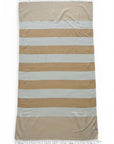 Weavico - Stripe Turkish Beach Towel - 100% Cotton - Mustard