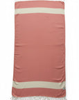 Weavico - Diamond Turkish Beach Towel - 100% Cotton - Orange