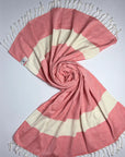 Weavico - Diamond Turkish Beach Towel - 100% Cotton - Orange
