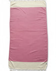 Weavico - Diamond Turkish Beach Towel - 100% Cotton - Fuchsia
