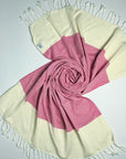 Weavico - Diamond Turkish Beach Towel - 100% Cotton - Fuchsia