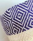 Weavico - Diamond Turkish Beach Towel - 100% Cotton - Navy