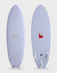 Mick Fanning X Laura Enever Ying Yang Surfboard - Hydrangea - ManGo Surfing