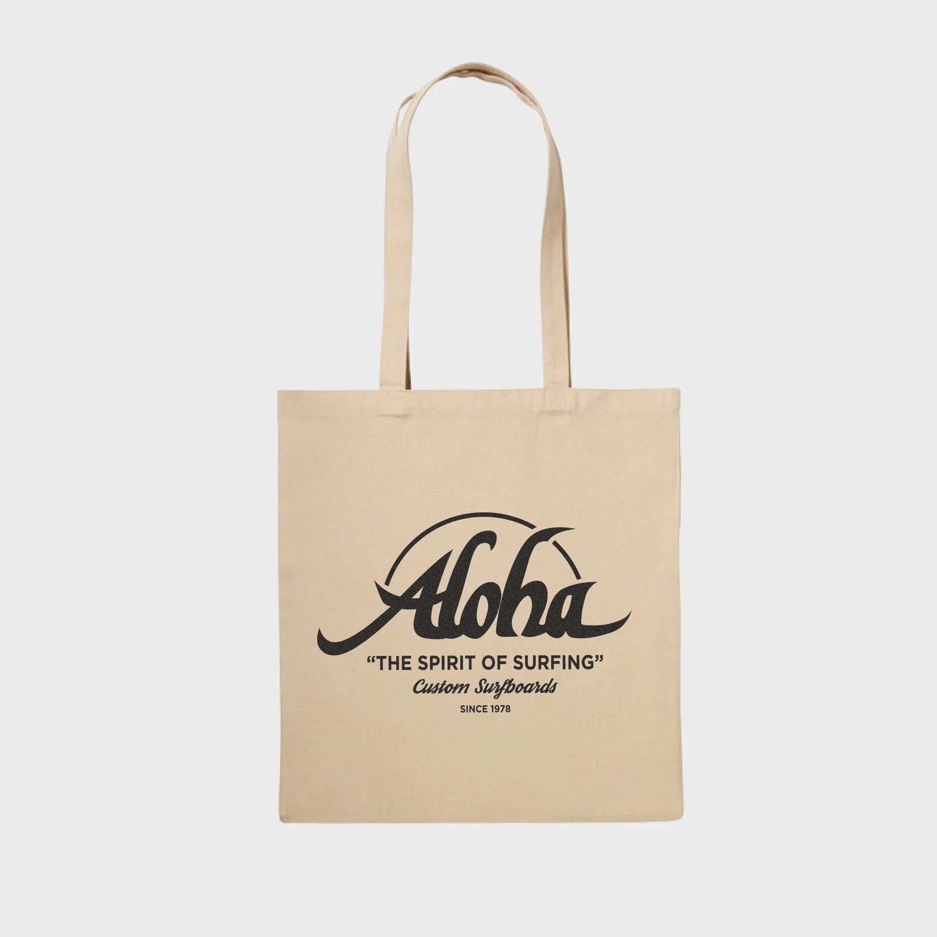 Aloha Custom Tote Bag - Natural - ManGo Surfing