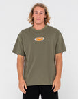 Rusty Irie Eye Short Sleeve T-Shirt - Savanna