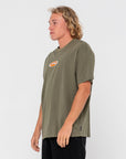 Rusty Irie Eye Short Sleeve T-Shirt - Savanna