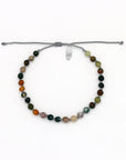 Pineapple Island Kekuatan Indian Agate Gemstone Bracelet - India Agate