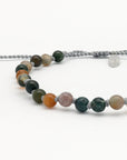 Pineapple Island Kekuatan Indian Agate Gemstone Bracelet - India Agate
