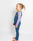 C-Skins C-Kids NuWave Baby FZ Steamer - Steel Blue/Lilac
